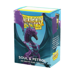 Dragon Shield: Standard 100ct Sleeves - Soul and Petrol | Gamers Paradise