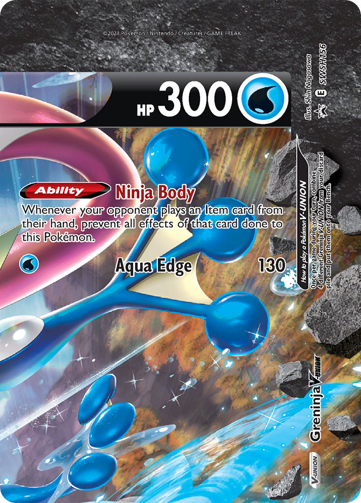 Greninja V-Union (SWSH156) [Sword & Shield: Black Star Promos] | Gamers Paradise