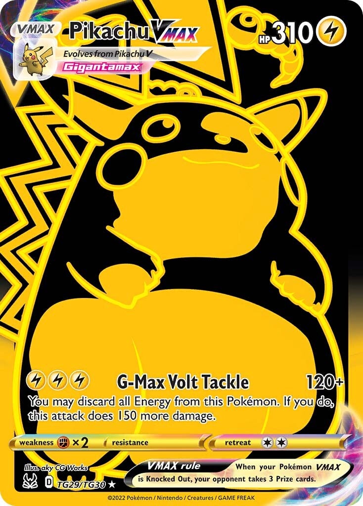 Pikachu VMAX (TG29/TG30) [Sword & Shield: Lost Origin] | Gamers Paradise