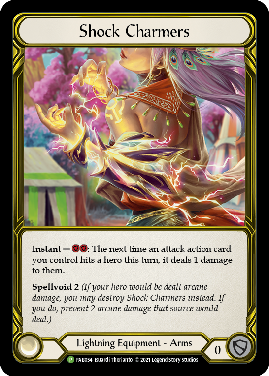 Shock Charmers (Golden) [FAB054] (Promo)  Cold Foil | Gamers Paradise