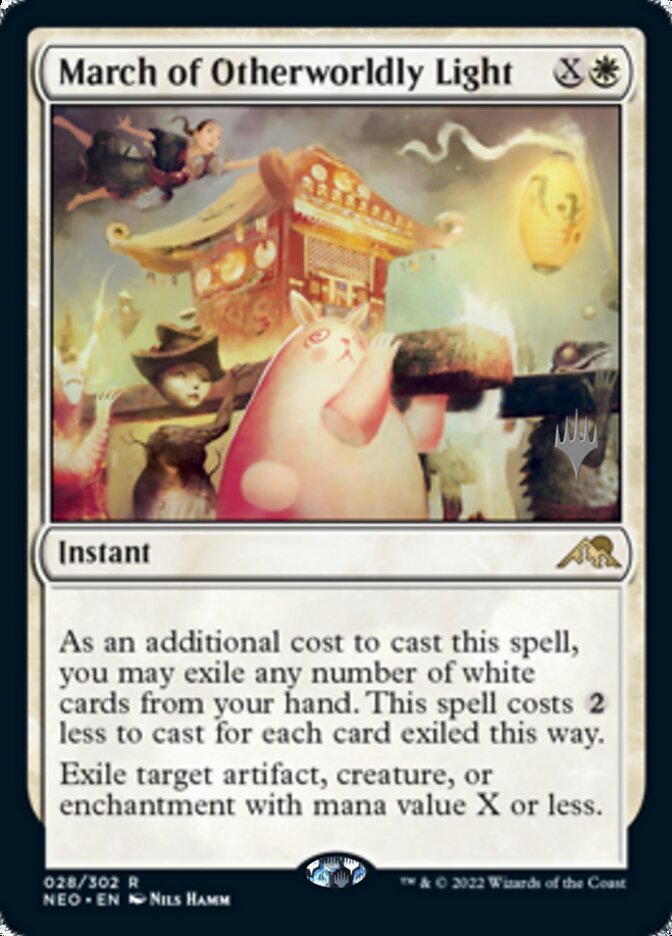 March of Otherworldly Light (Promo Pack) [Kamigawa: Neon Dynasty Promos] | Gamers Paradise