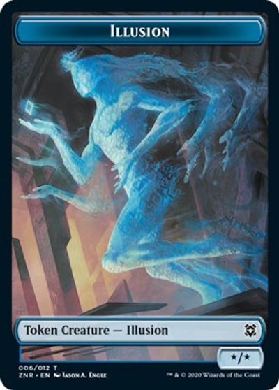 Illusion // Pegasus Double-Sided Token [Challenger Decks 2021 Tokens] | Gamers Paradise
