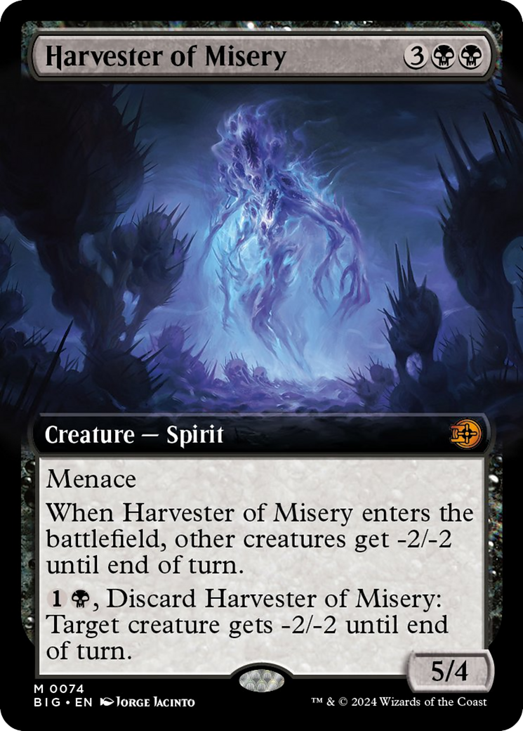 Harvester of Misery (Extended Art) [Outlaws of Thunder Junction: The Big Score] | Gamers Paradise