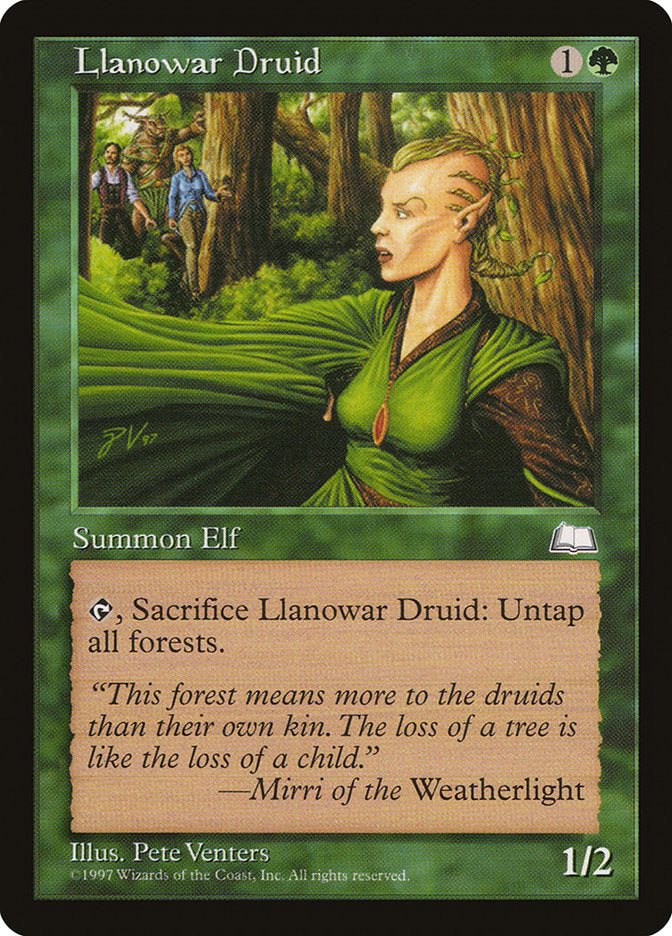 Llanowar Druid [Weatherlight] | Gamers Paradise