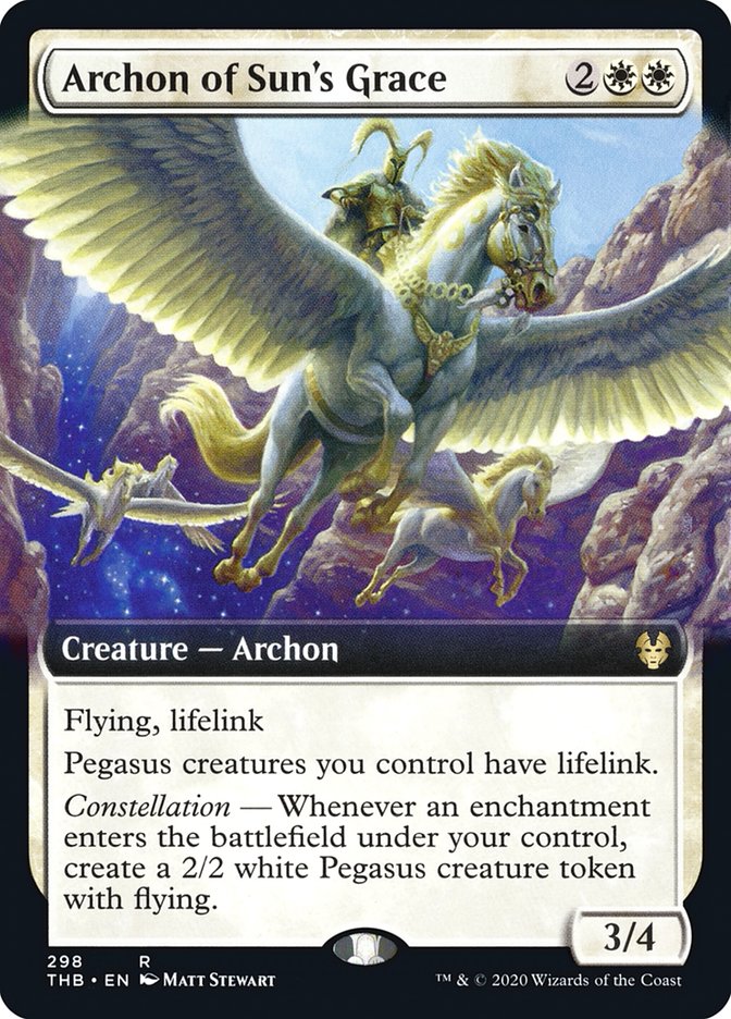 Archon of Sun's Grace (Extended Art) [Theros Beyond Death] | Gamers Paradise