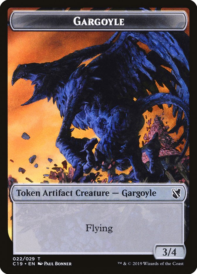 Gargoyle Token [Commander 2019 Tokens] | Gamers Paradise