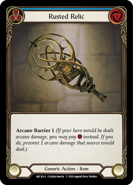 Rusted Relic [ARC163-S] (Arcane Rising)  1st Edition Rainbow Foil | Gamers Paradise