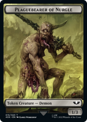 Spawn // Plaguebearer of Nurgle Double-Sided Token [Warhammer 40,000 Tokens] | Gamers Paradise