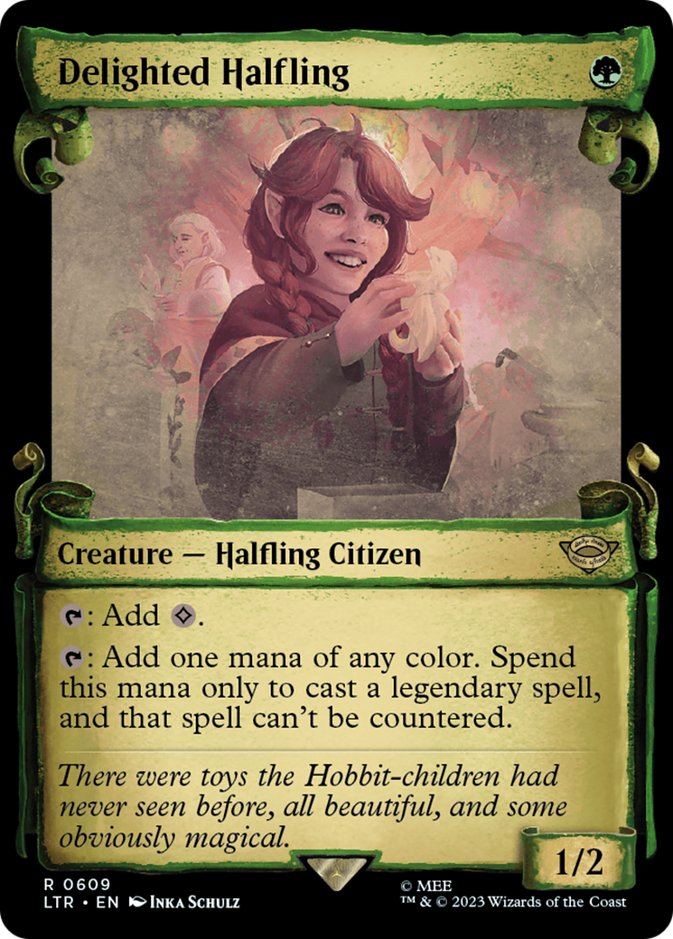 Delighted Halfling [The Lord of the Rings: Tales of Middle-Earth Showcase Scrolls] | Gamers Paradise
