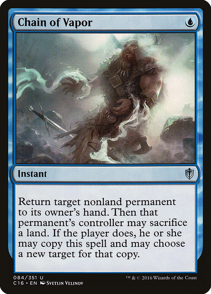 Chain of Vapor [Commander 2016] | Gamers Paradise