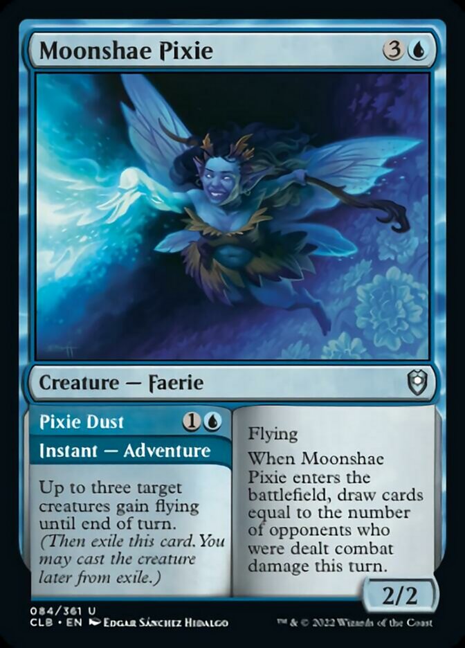 Moonshae Pixie // Pixie Dust [Commander Legends: Battle for Baldur's Gate] | Gamers Paradise