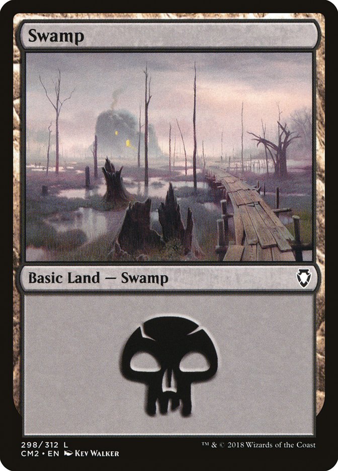 Swamp (298) [Commander Anthology Volume II] | Gamers Paradise
