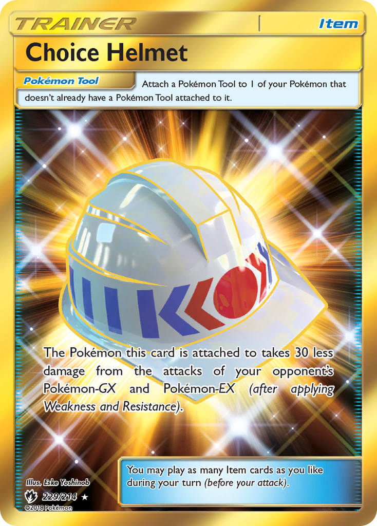 Choice Helmet (229/214) [Sun & Moon: Lost Thunder] | Gamers Paradise