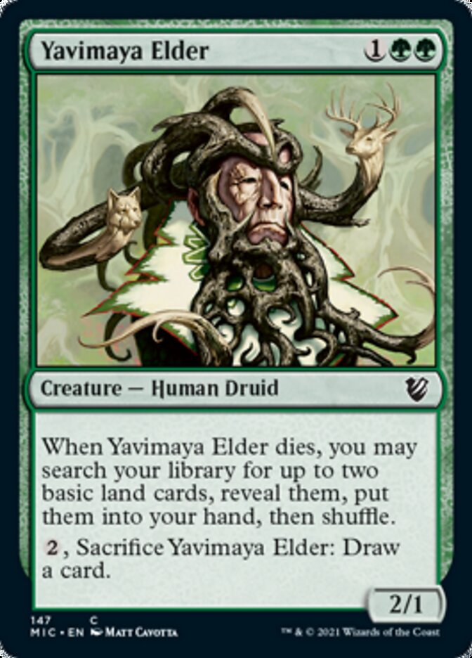Yavimaya Elder [Innistrad: Midnight Hunt Commander] | Gamers Paradise
