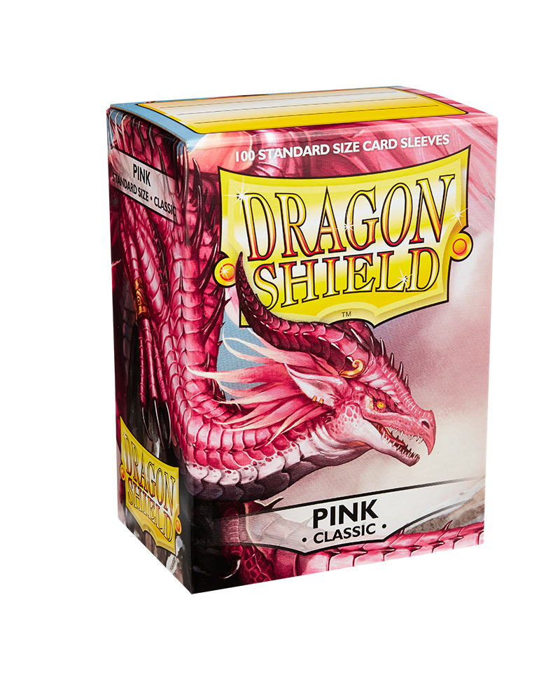 Dragon Shield: Standard 100ct Sleeves - Pink (Classic) | Gamers Paradise