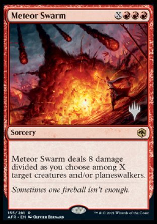 Meteor Swarm (Promo Pack) [Dungeons & Dragons: Adventures in the Forgotten Realms Promos] | Gamers Paradise