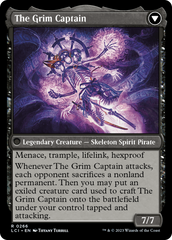 Throne of the Grim Captain // The Grim Captain [The Lost Caverns of Ixalan Prerelease Cards] | Gamers Paradise