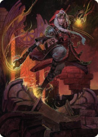 Jaya, Fiery Negotiator Art Card 2 [Dominaria United Art Series] | Gamers Paradise