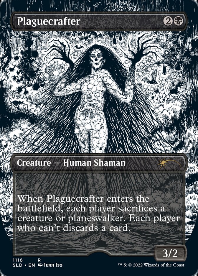 Plaguecrafter (Borderless Etched Foil) [Secret Lair Drop Series] | Gamers Paradise