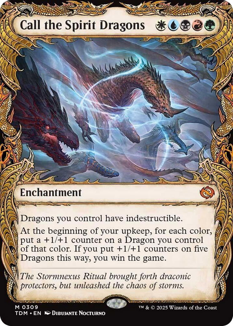 Call the Spirit Dragons (Showcase) [Tarkir: Dragonstorm] | Gamers Paradise