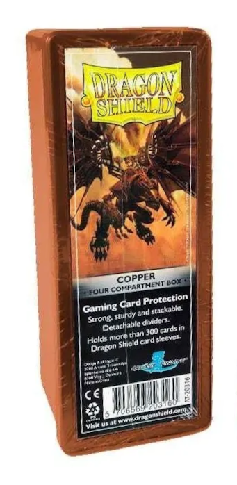 Dragon Shield: Four-Compartment Deck Box - Copper | Gamers Paradise