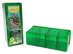 Dragon Shield: Four-Compartment Deck Box - Green | Gamers Paradise