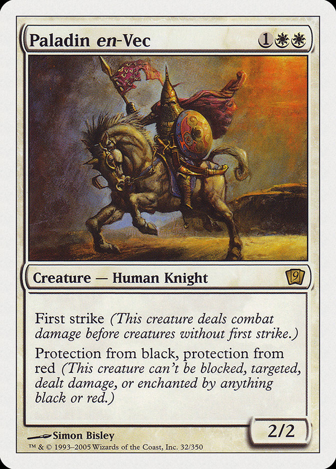 Paladin en-Vec (9th Edition) [Oversize Cards] | Gamers Paradise