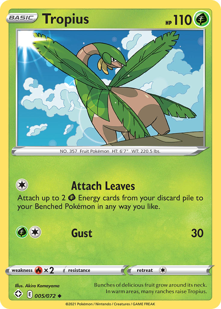 Tropius (005/072) [Sword & Shield: Shining Fates] | Gamers Paradise
