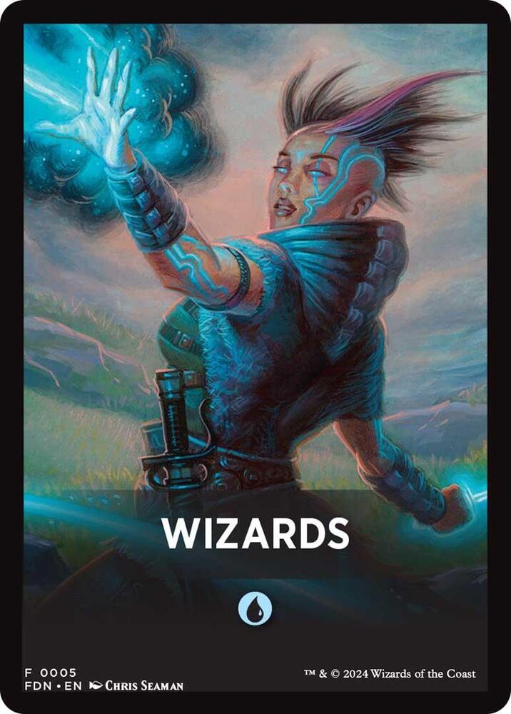 Wizards Theme Card [Foundations Tokens] | Gamers Paradise