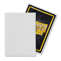 Dragon Shield: Standard 60ct Sleeves - White (Matte) | Gamers Paradise