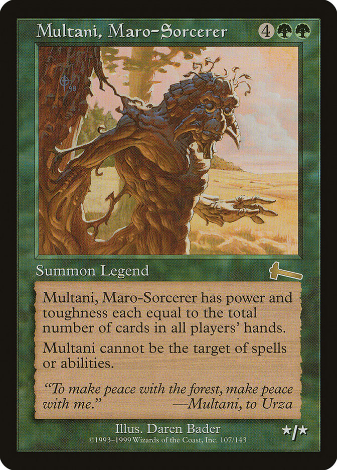 Multani, Maro-Sorcerer [Urza's Legacy] | Gamers Paradise