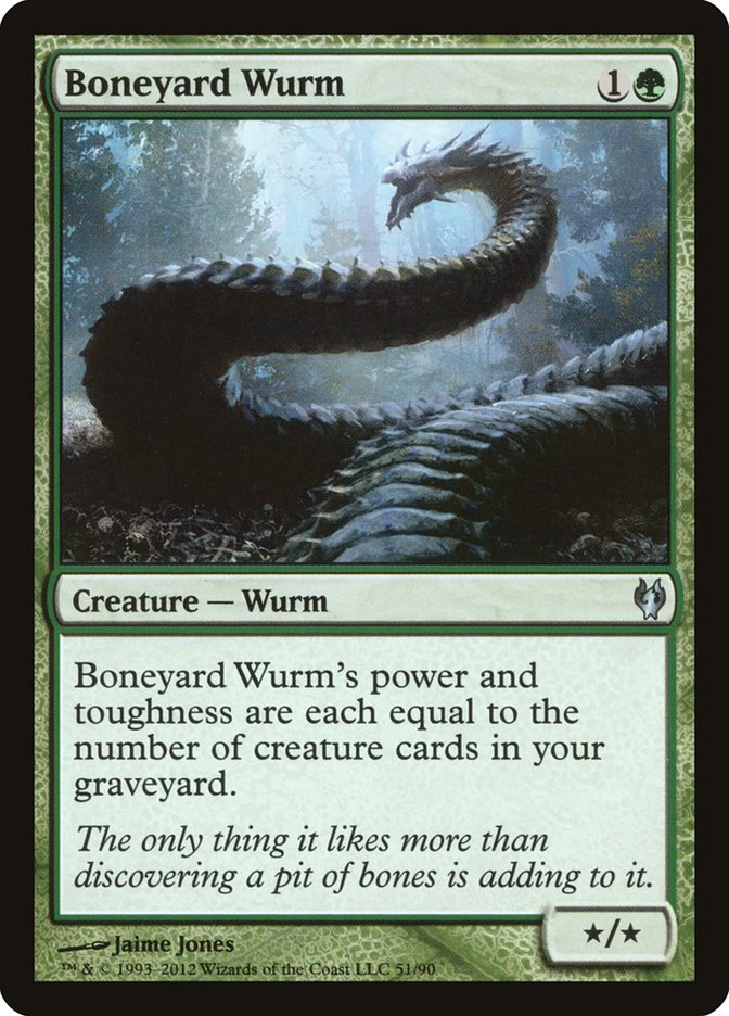 Boneyard Wurm [Duel Decks: Izzet vs. Golgari] | Gamers Paradise
