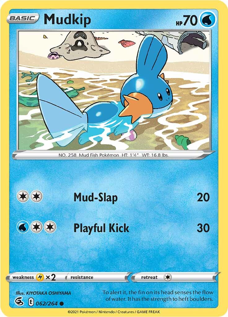 Mudkip (062/264) [Sword & Shield: Fusion Strike] | Gamers Paradise