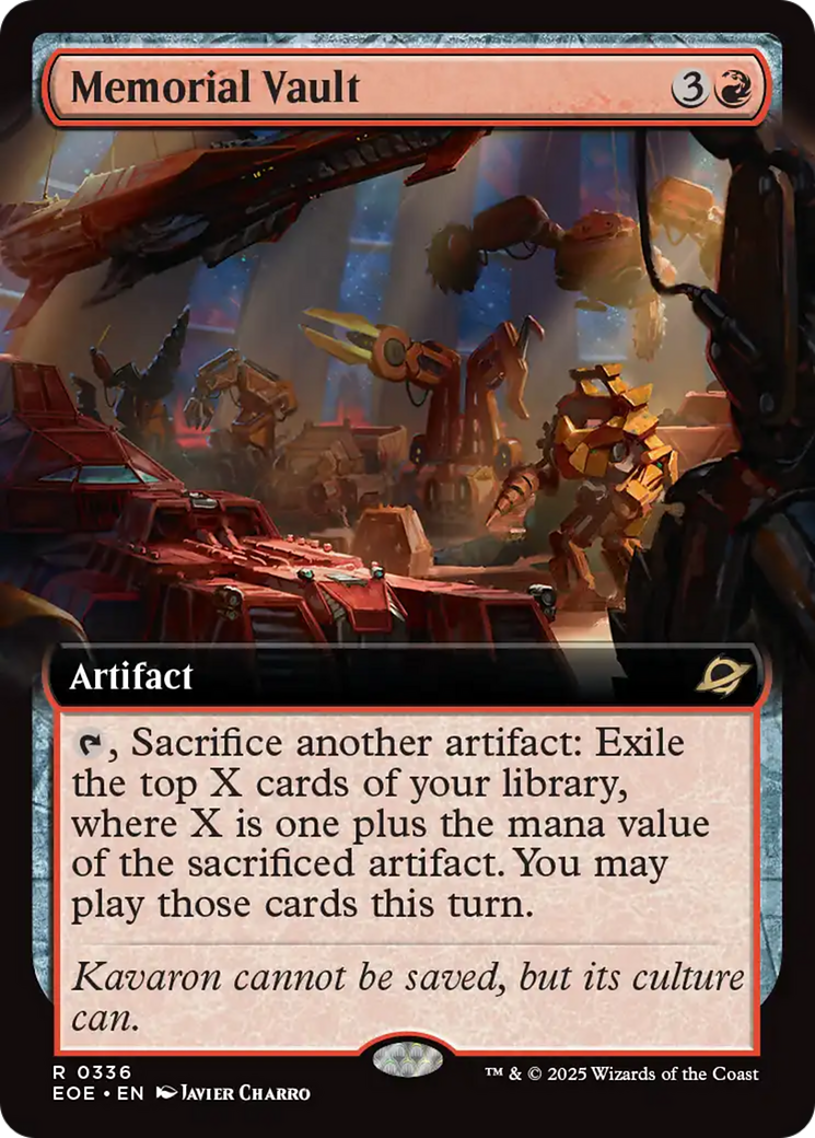 Memorial Vault (Extended Art) [Edge of Eternities] | Gamers Paradise