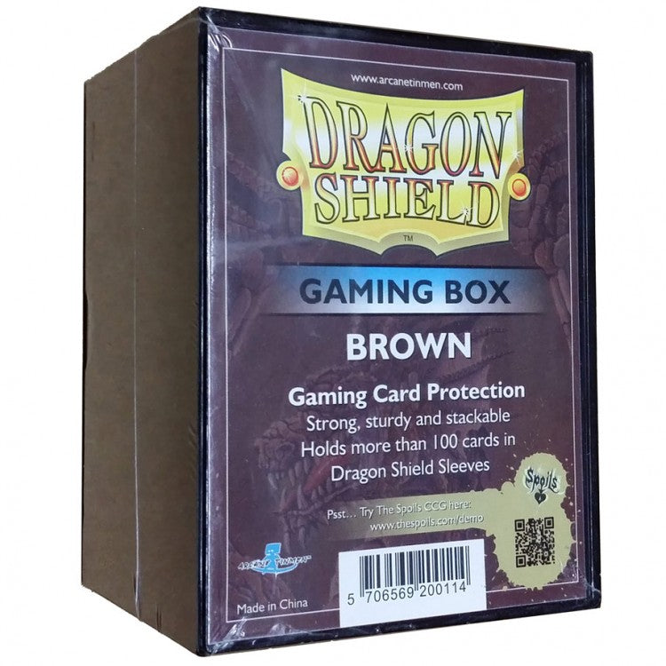 Dragon Shield: Strongbox - Brown (Gaming Box) | Gamers Paradise