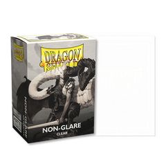 Dragon Shield: Standard 100ct Sleeves - Clear (Non-Glare Matte) | Gamers Paradise
