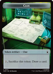 Soldier // Clue Double-Sided Token [Marvel Super Heroes Tokens] | Gamers Paradise