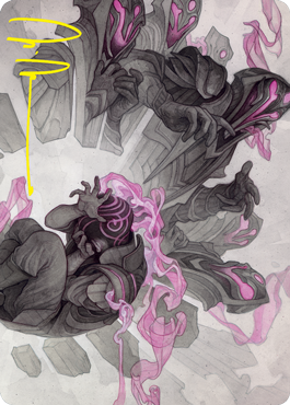 Rise of Extus Art Card (Gold-Stamped Signature) [Strixhaven: School of Mages Art Series] | Gamers Paradise