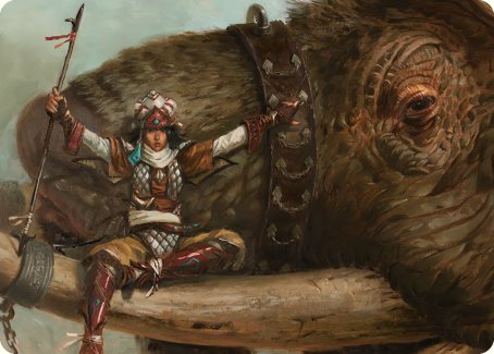 Tuskguard Captain Art Card [Commander Masters Art Series] | Gamers Paradise