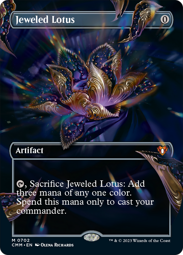 Jeweled Lotus (Borderless Frame Break) [Commander Masters] | Gamers Paradise