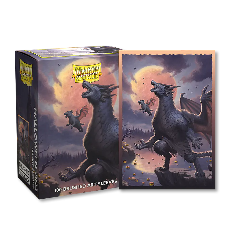 Dragon Shield: Standard 100ct Brushed Art Sleeves - Halloween (2023) | Gamers Paradise