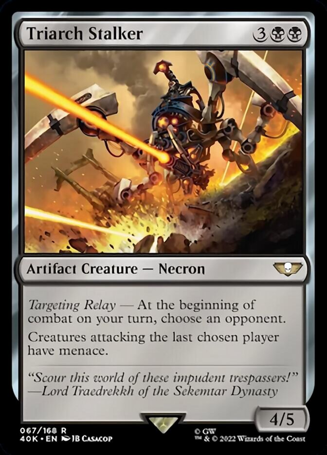 Triarch Stalker (Surge Foil) [Warhammer 40,000] | Gamers Paradise
