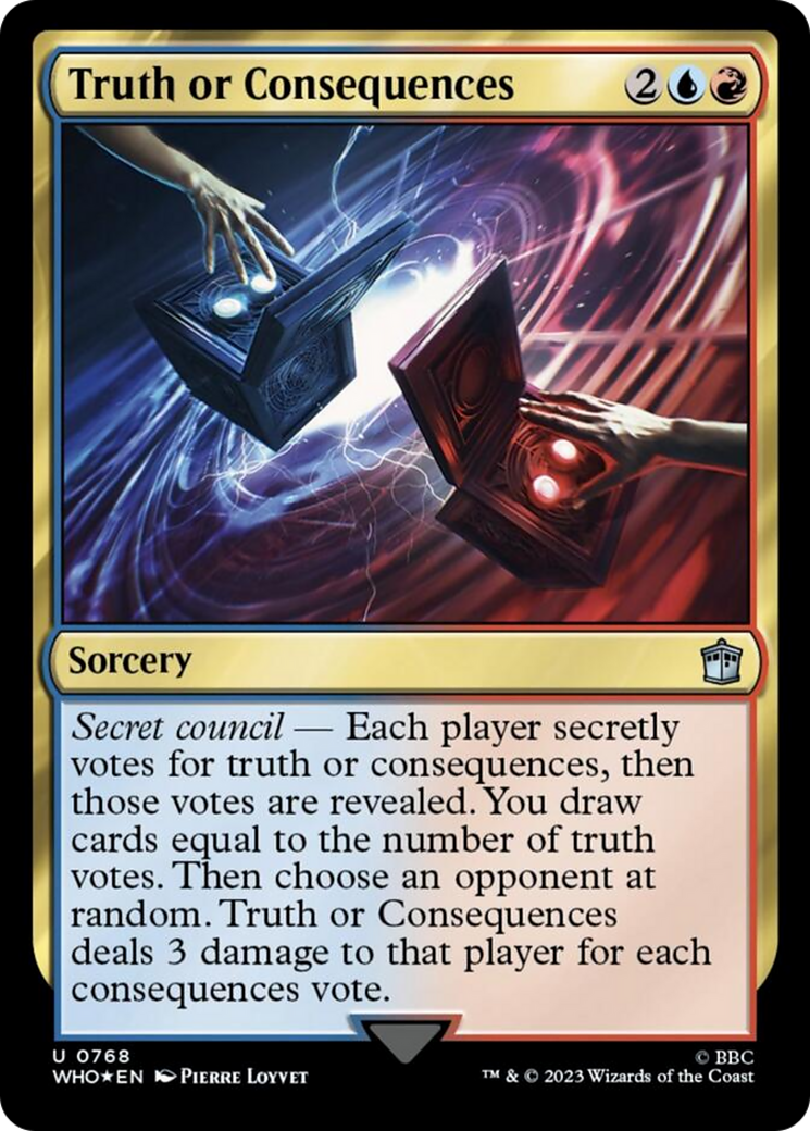 Truth or Consequences (Surge Foil) [Doctor Who] | Gamers Paradise