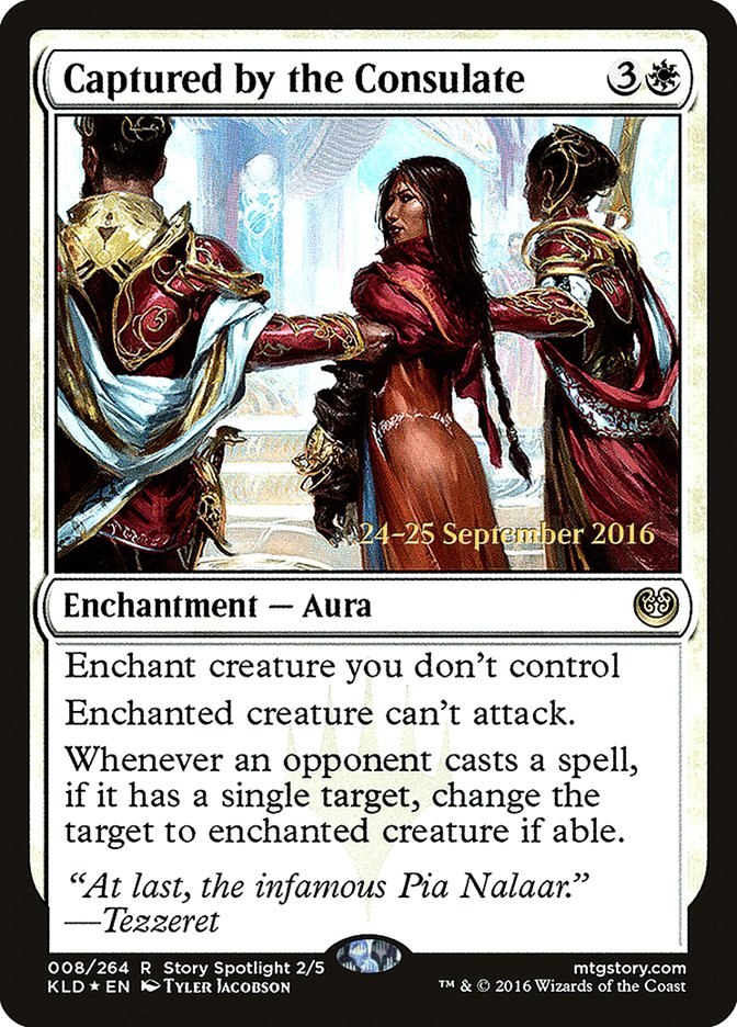Captured by the Consulate [Kaladesh Prerelease Promos] | Gamers Paradise