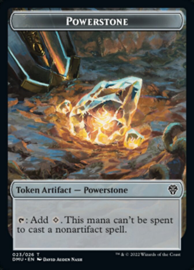 Soldier // Powerstone Double-Sided Token [Dominaria United Tokens] | Gamers Paradise