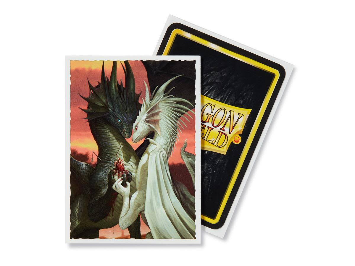 Dragon Shield: Standard 100ct Art Sleeves - Valentine Dragons (Classic) | Gamers Paradise