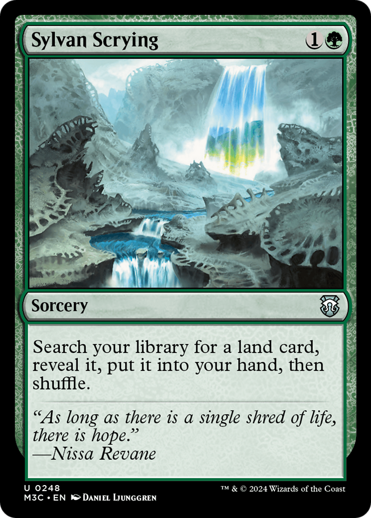 Sylvan Scrying (Ripple Foil) [Modern Horizons 3 Commander] | Gamers Paradise