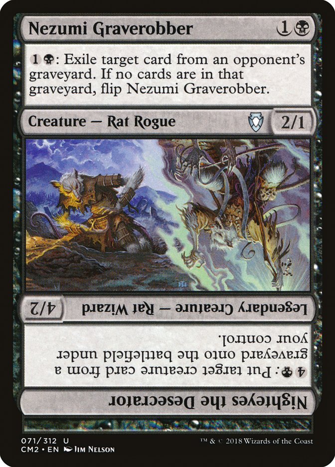 Nezumi Graverobber // Nighteyes the Desecrator [Commander Anthology Volume II] | Gamers Paradise