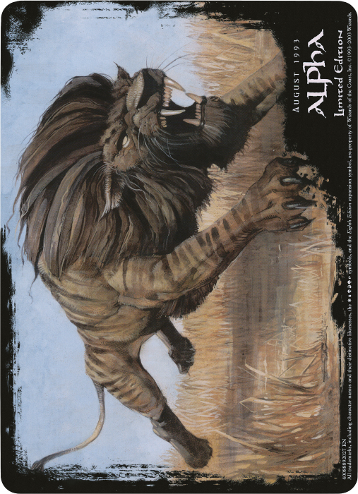 Savannah Lions (Oversized) [Eighth Edition Box Topper] | Gamers Paradise