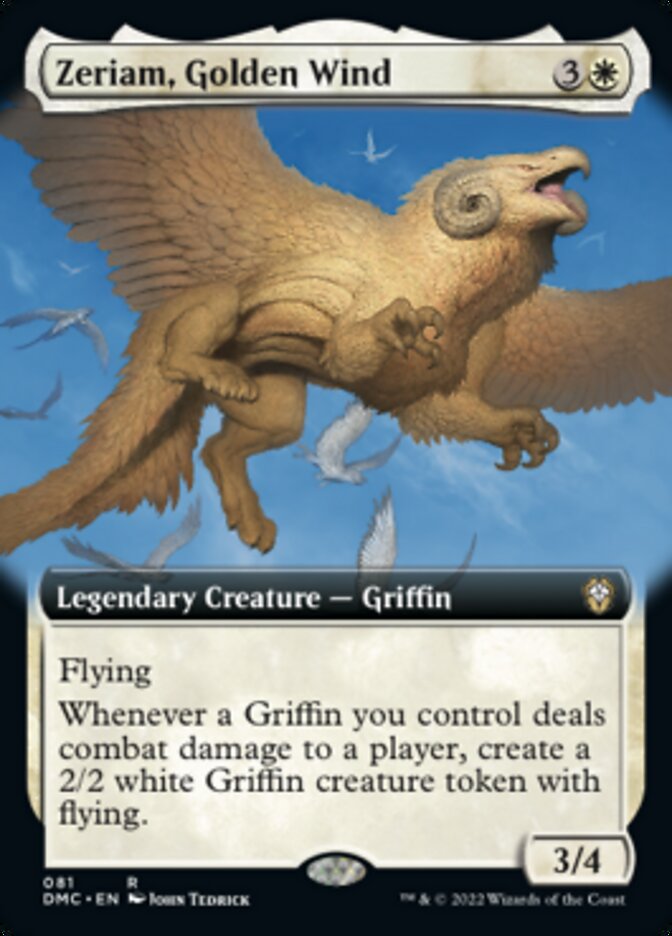 Zeriam, Golden Wind (Extended Art) [Dominaria United Commander] | Gamers Paradise